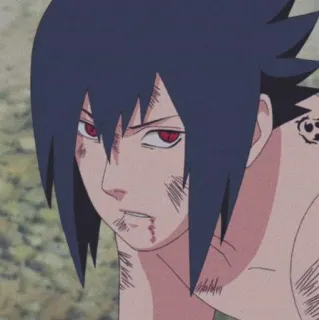 🔪 Sasuke Uchiha Naruto Anime, Sasuke, Naruto, Manga, Sangre, Pelea, Herido whatsapp sticker