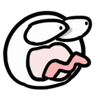 😃 geschockt, überrascht, Cartoon, Gesicht, offener Mund, Emotion whatsapp sticker