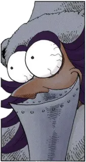 😐 Cartoon, Lustig, Figur, Augen telegram sticker