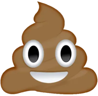 💩 emoji, poop, funny, cute telegram sticker
