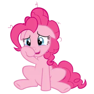 😢 Pinkie Pie My Little Pony Пони, Пинки Пай, Мультфильм, Плачущий, Дружба, Слезы telegram sticker