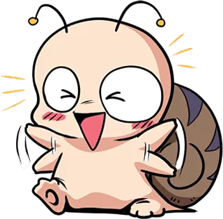 👐 Dibujo animado, Divertido, Tortuga, Personaje, Emoji whatsapp sticker