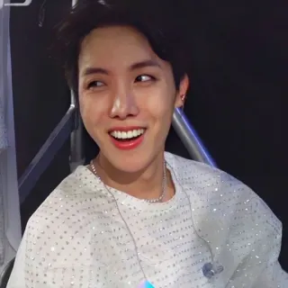 ✨ J-Hope J-Hope, BTS, K-Pop, Músico, Cantor, Ídolo, Sorriso, Coreano telegram sticker