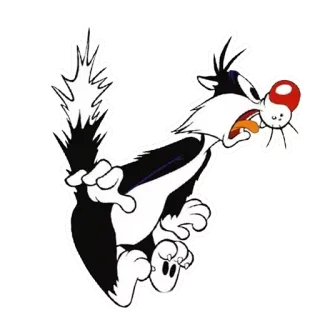Кот Сильвестр :: @animesticks telegram stickers