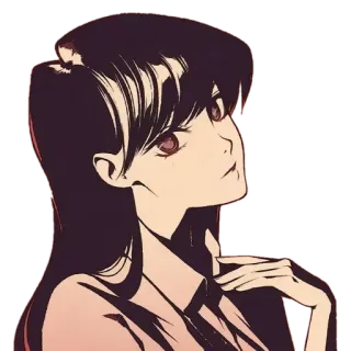 😍 Komi Shouko Komi Can't Communicate Anime, Manga, Chica, Komi Can't Communicate, Komi Shouko telegram sticker