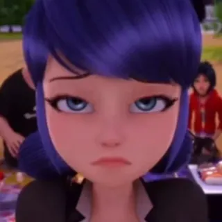 🐞 Marinette Dupain-Cheng Miraculous: Tales of Ladybug & Cat Noir Cartoon, Mädchen, Marinette, Anime, animiert telegram sticker