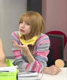 😐 Lisa K-pop, penyanyi, musik, wanita, idola whatsapp sticker