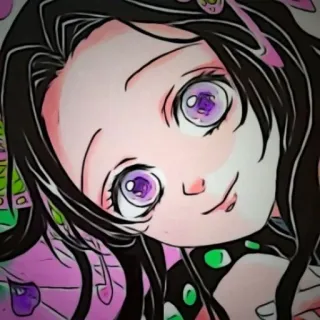 🌸 Kanao Tsuyuri Demon Slayer Anime, Karakter, Kanao Tsuyuri, Demon Slayer, Ilustrasi, Manga whatsapp sticker