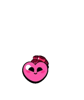 🌷 corazón, amor, lindo, rosa, dibujos animados whatsapp sticker