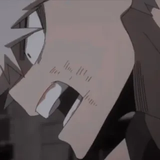 ☠ Katsuki Bakugo My Hero Academia Anime, My Hero Academia, Bakugo, Katsuki, Shonen telegram sticker
