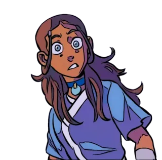 😱 Katara Avatar: The Last Airbender Katara, Avatar, Der Herr der Elemente, Zeichentrick, Wasserstamm, Anime whatsapp sticker