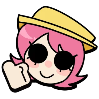👍 Cartoon, Personage, Sticker, Middelvinger, Beledigend telegram sticker