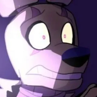🌟 cartoon, animal, scared, expression, eyes telegram sticker