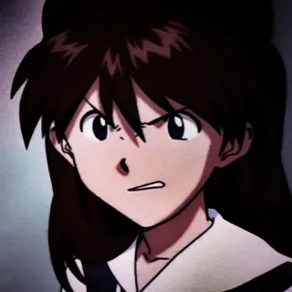 🎪 Misato Katsuragi Neon Genesis Evangelion anime, misato, katsuragi, neon genesis evangelion, character, angry telegram sticker