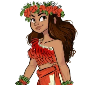 😏 Moana disney, prinzessin, moana, cartoon, pazifische inselbewohner whatsapp sticker