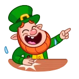 Leprechaun telegram stickers