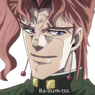 😊 Ba-dum-tss. Meme, Grap, Tekst, Grappig telegram sticker