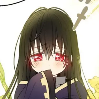 🌑 マンガ, アニメ, かわいい, 女の子, ちび, 漫画 telegram sticker
