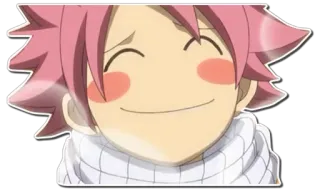☺️ Natsu Dragneel Fairy Tail anime, fairy tail, natsu, natsu dragneel, cartoon telegram sticker