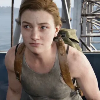 🪶 Abby Anderson The Last of Us Part II abby, the last of us, видеоигра, персонаж telegram sticker