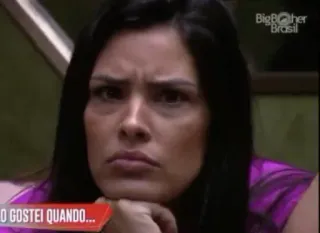 🌱 Big Brother Brasil GOSTEI QUANDO... femme, télé-réalité, expression, Big Brother, Brésil whatsapp sticker