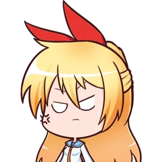 😠 Anime, Manga, Cartoon, Wütend, Gesichtsausdruck, Süß, Mädchen whatsapp sticker