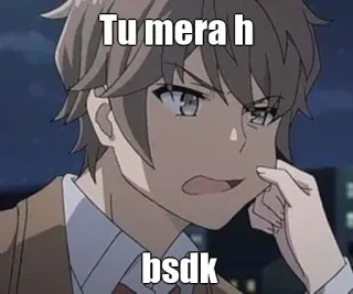🤔 Tu mera h
bsdk whatsapp sticker