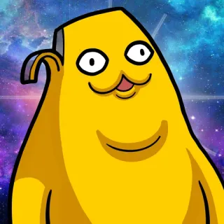 😹 Cartoon, Lustig, Figur, Gelb telegram sticker