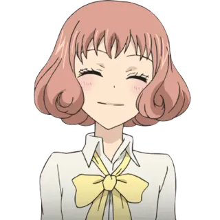 😊 Anime, Ragazza, Felice, Carino telegram sticker