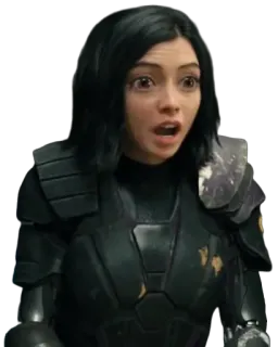 😳 Alita Alita: Battle Angel Alita, Cyborg, Battle Angel, Filme, Ficção científica, Mangá whatsapp sticker