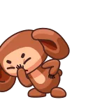 🤦♂ Bunny bunny, rabbit, crying, sad, upset, cartoon, sticker telegram sticker