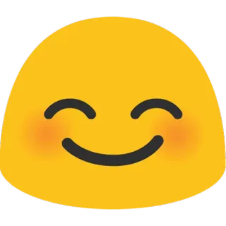 😊 Emoji, Uśmiech, Szczęśliwy, Żółty, Żel telegram sticker