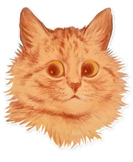 😌 cat, animal, pet, cute, domestic, feline telegram sticker