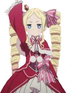 🙋 Beatrice Re:Zero − Starting Life in Another World Аниме, Манга, Исекай, Лоли, Волшебный telegram sticker