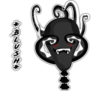 😳 *BLUSH* Desenho animado, Kawaii, Fofo, Rubor, Anime, Adesivo whatsapp sticker