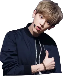 👍 Chanyeol K-Pop, Musiker, Idol, Sänger, Chanyeol, EXO telegram sticker