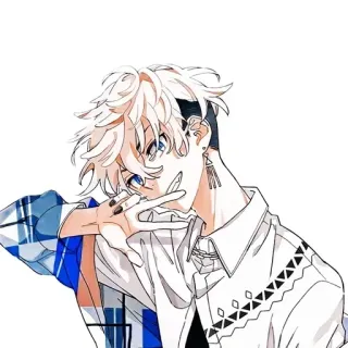 😆 anime, manga, character, art, illustration telegram sticker
