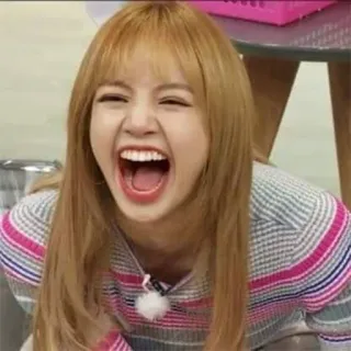🤣 Lisa kpop, певица, лиса, blackpink, танцовщица, айдол, знаменитость, женщина telegram sticker