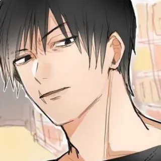 😕 Anime, Manga, Portret, Poważny, Postać, Ilustracja whatsapp sticker