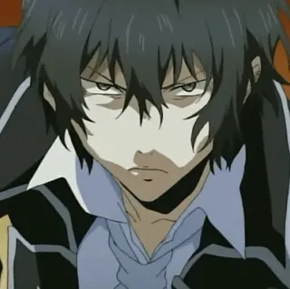 🕷 Anime, Charakter, Mann, Wütend, Ernst telegram sticker