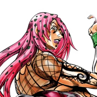 🌟 Diavolo JoJo's Bizarre Adventure Diavolo, JoJo's Bizarre Adventure, Anime, Manga, Méchant, Personnage telegram sticker