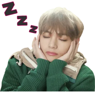 😴 ZZZ 졸린, 자는, 피곤한, 휴식, 낮잠 telegram sticker