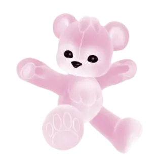 🌟 ours, jouet, rose, animal whatsapp sticker