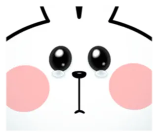😢 verdrietig, konijn, schattig, huilen, kawaii, schattig, tranen telegram sticker