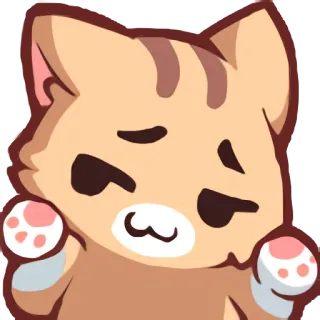 💁‍♀️ แมว, น่ารัก, เศร้า, สัตว์, สัตว์เลี้ยง telegram sticker