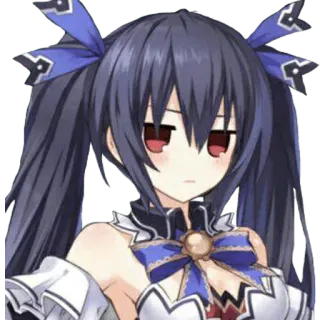 🍋 Noire Hyperdimension Neptunia Anime, Gadis, Karakter, Lucu whatsapp sticker