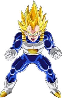 😠 Vegeta Dragon Ball Z Vegeta, Dragon Ball Z, Anime, Mangá, Super Saiyajin, Príncipe, Guerreiro, Saiyajin telegram sticker