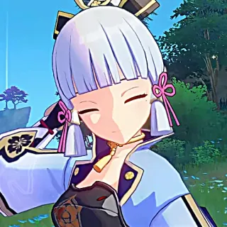 ❄️ Ayaka Genshin Impact Anime, Game, Waifu, Kawaii, Genshin Impact, Ayaka, Imut, Gacha telegram sticker