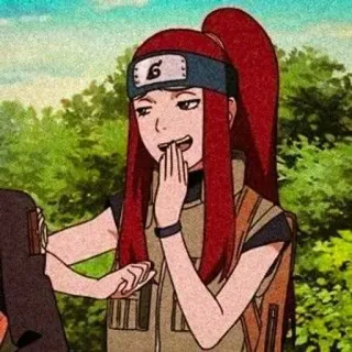 🎈 Kushina Uzumaki Naruto Кушина, Аниме, Наруто, Ниндзя telegram sticker