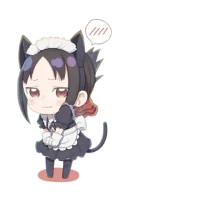 📄 Kaguya Shinomiya Kaguya-sama: Love Is War อนิเมะ, มังงะ, คางุยะ, Love is War, จิบิ, เมด, คาวาอิ telegram sticker